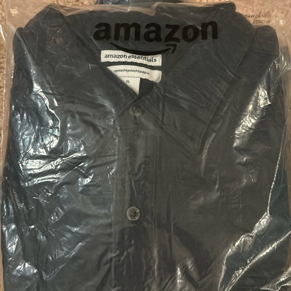 NWT Amazon Essentials Men's Regular-Fit Long-Sleeve Two-Pocket Flannel Shirt XL - Picture 8 of 8